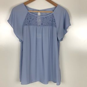 Maeve lace trace top Size 8